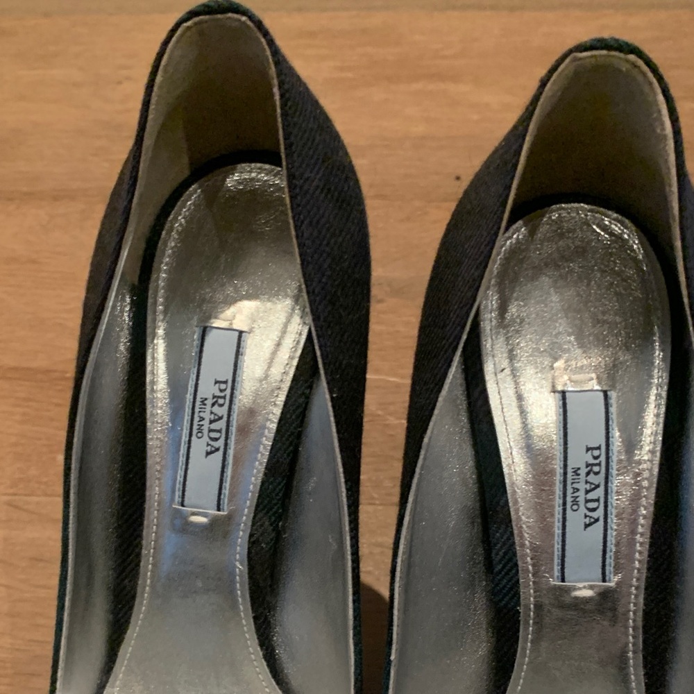 Prada Women's Black Platform Heels - Picture 6 of 6